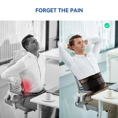 Breathable Back Brace for Relieve Lower Back Pain Women & Men - Waist Lumbar Lower Back Support Belt for Sciatica,Herniated Disc