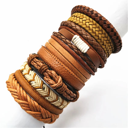 psk de 10 pulseiras  feitas a mão e elaborada com material de excelente categoria com couro verdadeiro.
