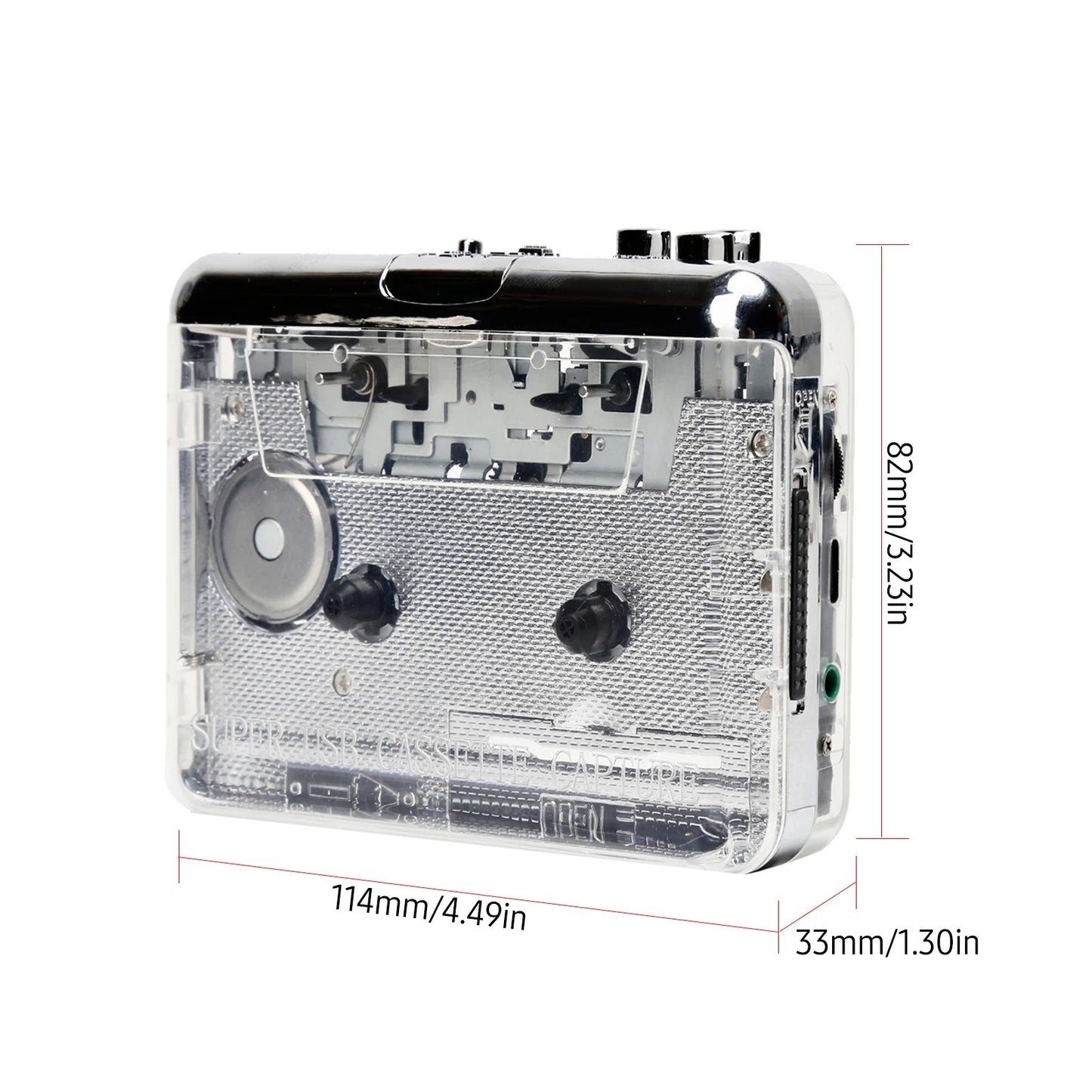 USB Music Player USB MP3 Converter Walkman MP3 for Laptop PCCassette Tape to CD Headphone Travel