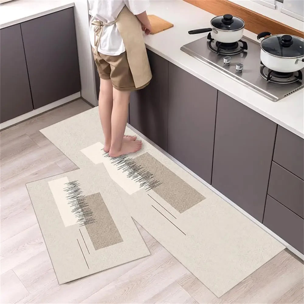Kitchen Floor Mat Bedroom Living Room Long Bedside Area Rug Hallway Soft Washable Carpet Anti Slip Bathroom Entrance Doormat