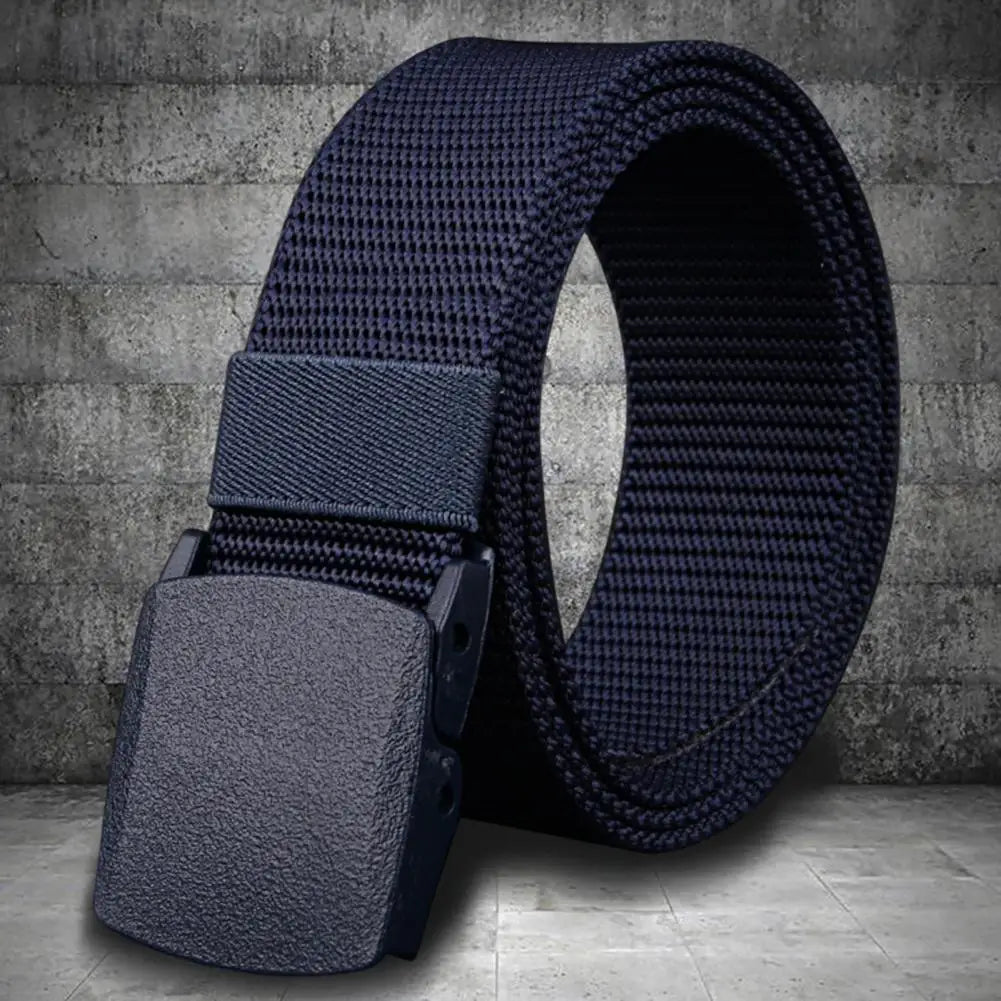 Cinto  descontraído para homem com fivela ajustável. Descubra conforto e estilo.  Feito para você...