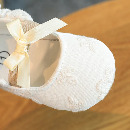 Baby Shoes Girl Rubber Sole Anti-slip Toddler First Walkers Infant Crib Shoes  Girl Moccasins
