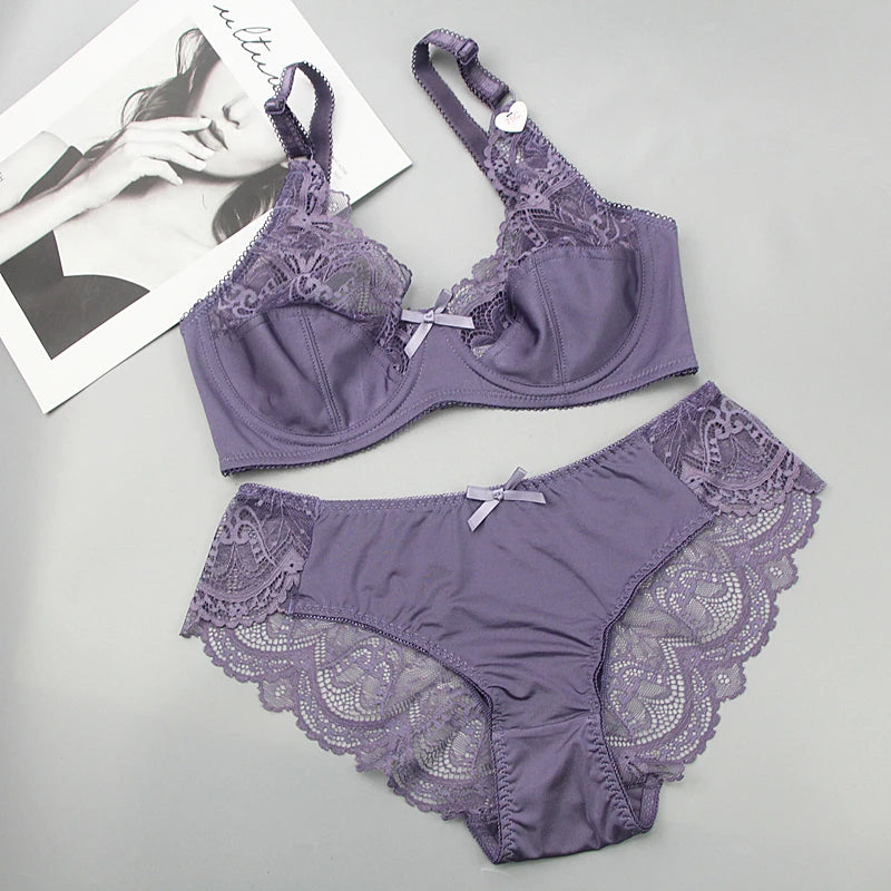 Underwear Bras Set Women. Black, Green, Purple , Red  and Lingerie