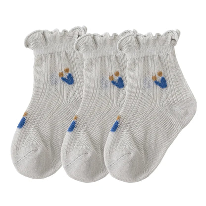 3Pair/ meias Newborn Baby oSocks Summer Thin Casual Kids' Baby de  0 meses a 12 meses                    Seu bebê merece o melhor.  A escolha perfeita para o dia a dia.  Ideal para momentos especiais..  Seu bebê merece.