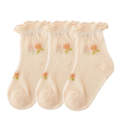 3Pair/ meias Newborn Baby oSocks Summer Thin Casual Kids' Baby de  0 meses a 12 meses                    Seu bebê merece o melhor.  A escolha perfeita para o dia a dia.  Ideal para momentos especiais..  Seu bebê merece.