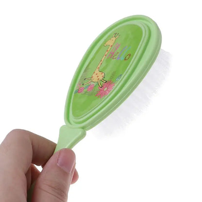 Conjunto  de cabelo para bebes  com 1 pente e uma escova.