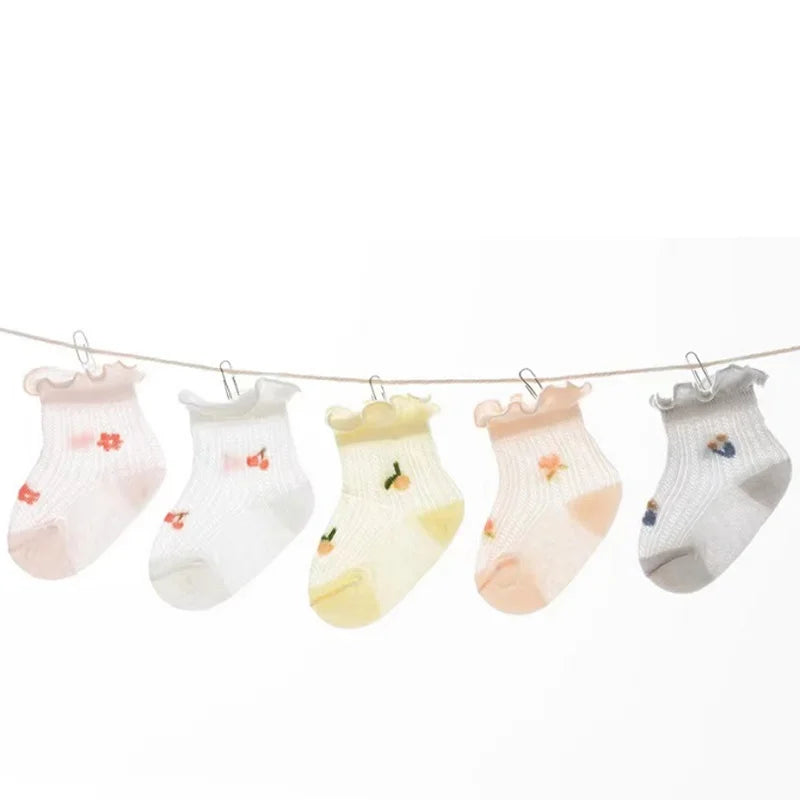 3Pair/ meias Newborn Baby oSocks Summer Thin Casual Kids' Baby de  0 meses a 12 meses                    Seu bebê merece o melhor.  A escolha perfeita para o dia a dia.  Ideal para momentos especiais..  Seu bebê merece.