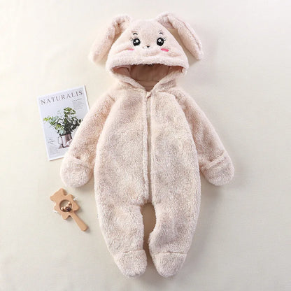 macacao   de inverno super quentinho  para menino e menina com capuz e macacão completo com pés