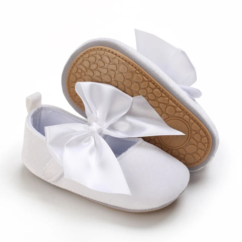 Baby Shoes Girl Rubber Sole Anti-slip Toddler First Walkers Infant Crib Shoes  Girl Moccasins