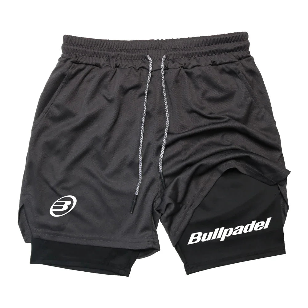 New Men's Sport Shorts Summer Male Breathable Shorts Quick-Drying, Outdoor Running Sportwear comprotecao em lycra