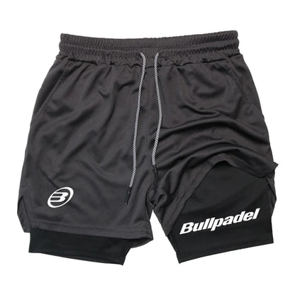 New Men's Sport Shorts Summer Male Breathable Shorts Quick-Drying, Outdoor Running Sportwear comprotecao em lycra