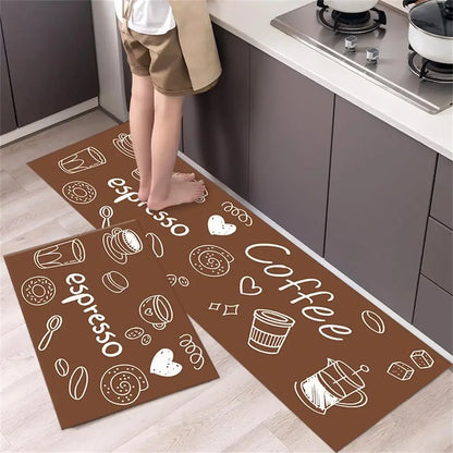 Kitchen Floor Mat Bedroom Living Room Long Bedside Area Rug Hallway Soft Washable Carpet Anti Slip Bathroom Entrance Doormat