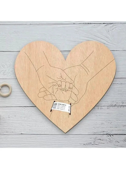 Newborn Hospital Engraved Keepsake Holder Personalized Baby Gift Memorial Pregnancy Wristband For Mother's Day & Father's Day