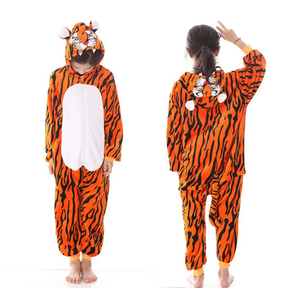 Kigurumi Dinosaur Unicorn Panda Onesie Hooded Pajamas New Kids Children Animal Jumpsuit Girls Boys Cosplay Costume Anime Pyjamas