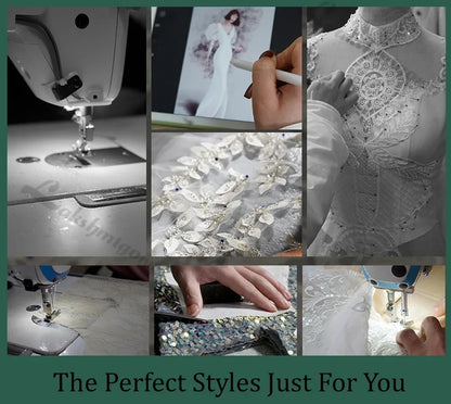 Wedding Light Champagne Wedding Dresses 3D Flowers Spathetti Straps  formato  em A