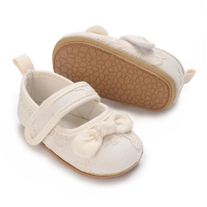 Baby Shoes Girl Rubber Sole Anti-slip Toddler First Walkers Infant Crib Shoes  Girl Moccasins