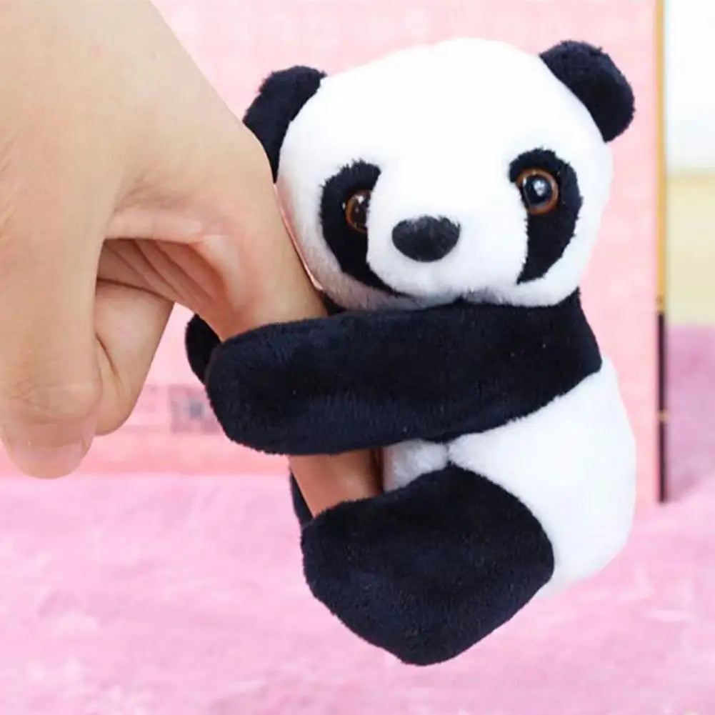 Mini Panda Clip Plush Toy Plushie Hanging Ornament PP Cotton Stuffed Living Room Curtain Decor Pendant Gift 10cm