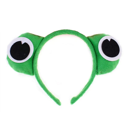 tiara Girls Cute Cow Giraffe Elephant Monkey Headband Kawaii Soft Cat Bear Tiger Panda Ears Headpiece Performance Birthday Party Wear