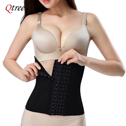 Cinta  Slimming Waist Trainer Belt Shapewear Women Belly Cincher Body Shaper Fat Compression Strap Girdles Firm Hook Corset
