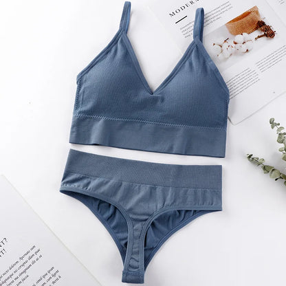 Underwear for women with  gathered in a thin style without steel rings, large size sports suspender vest, French tr