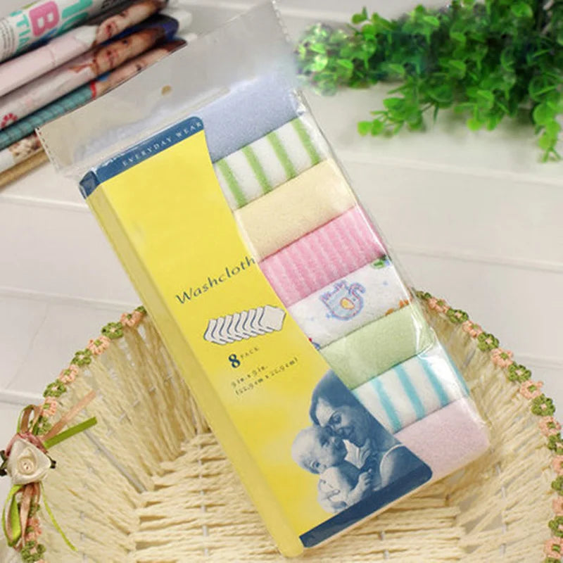 8PCS toalhinhas de rosto para seu bebe.criancas, absorventes.ideal para levar consigo para qualquer lado  e escolinha tabem.