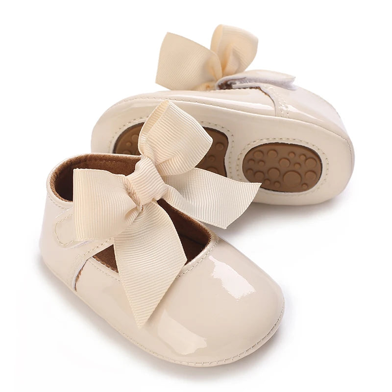 Baby Shoes Girl Rubber Sole Anti-slip Toddler First Walkers Infant Crib Shoes  Girl Moccasins