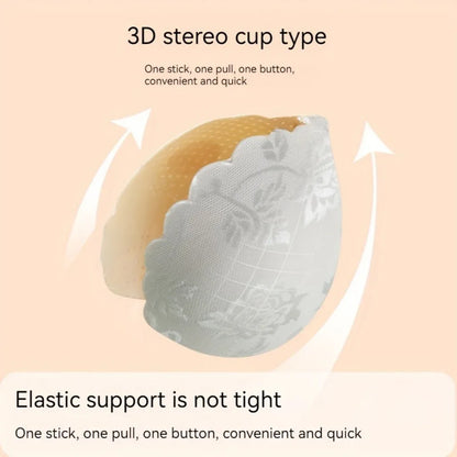 Sutiã push up adesivo com alças invisíveis para roupas sem costas Sutiã de silicone para mamilos Fita para mamilos sem alças reutilizável