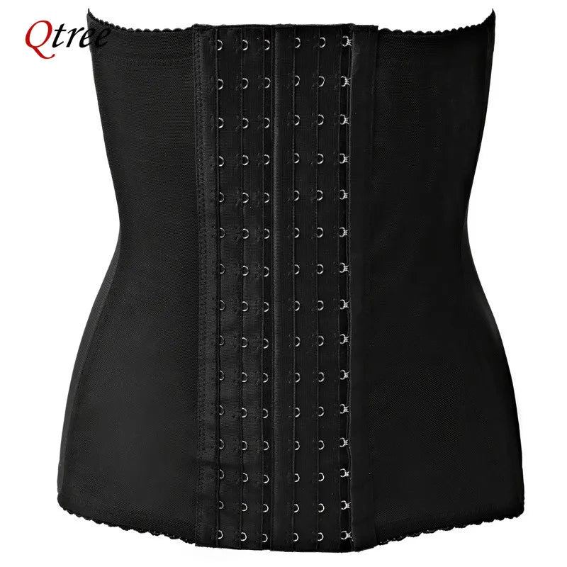 Cinta  Slimming Waist Trainer Belt Shapewear Women Belly Cincher Body Shaper Fat Compression Strap Girdles Firm Hook Corset