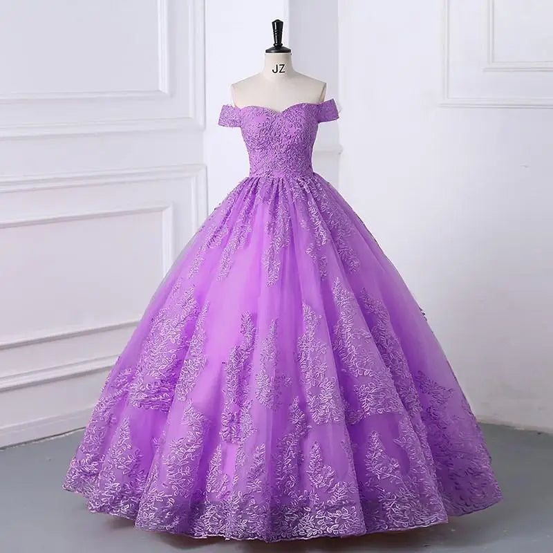 Luxury Lace Boat Neck Ball Gown Wedding Dresses Sweetheart Sheer Princess. Applique Bridal Gowns Casamento Customized