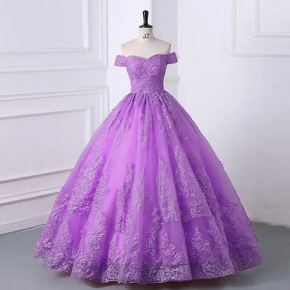 Luxury Lace Boat Neck Ball Gown Wedding Dresses Sweetheart Sheer Princess. Applique Bridal Gowns Casamento Customized