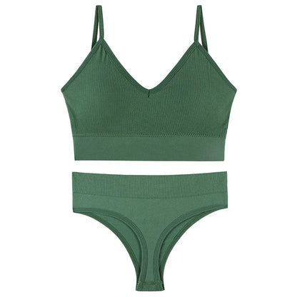 Underwear for women with  gathered in a thin style without steel rings, large size sports suspender vest, French tr