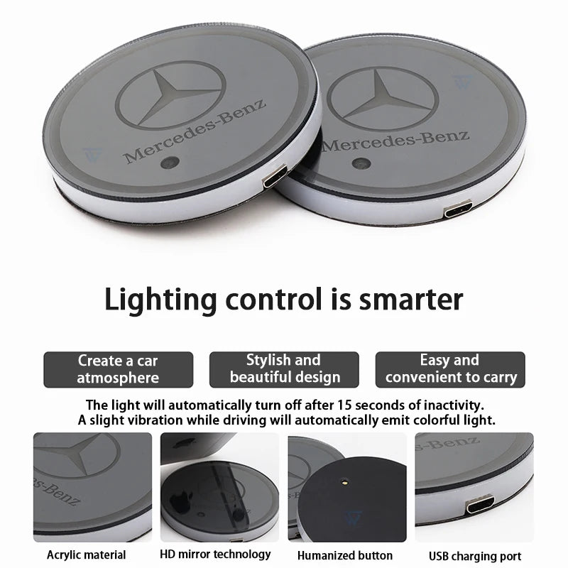 Alta qualidade e conforto garantido para seu carro. iluminador para porta copos.