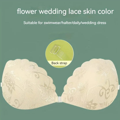 Sutiã push up adesivo com alças invisíveis para roupas sem costas Sutiã de silicone para mamilos Fita para mamilos sem alças reutilizável