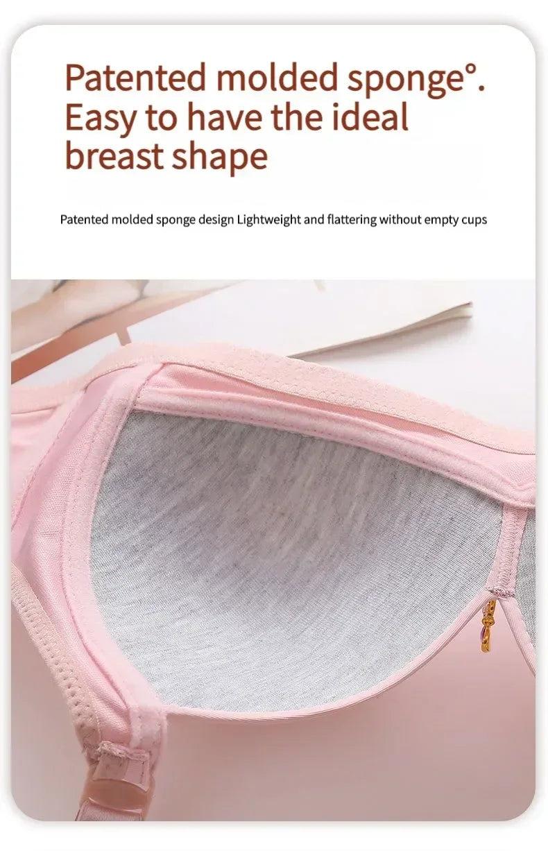 Sports Bra Bralette Sexy Large Size No Steel Ring Lingerie Push Up Breathable Women's Underwear Thin Cup Glossy Bras Mujer