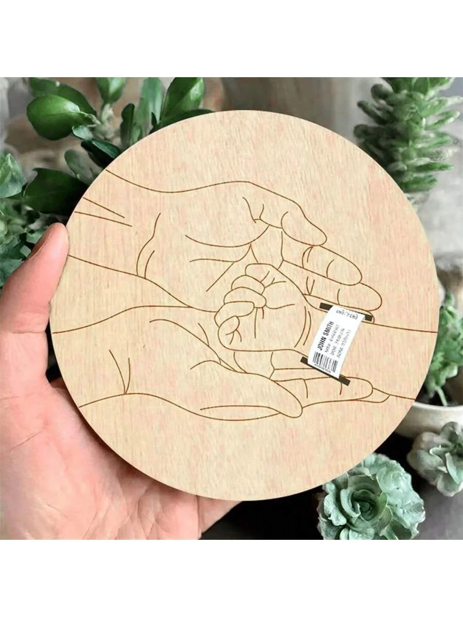 Newborn Hospital Engraved Keepsake Holder Personalized Baby Gift Memorial Pregnancy Wristband For Mother's Day & Father's Day