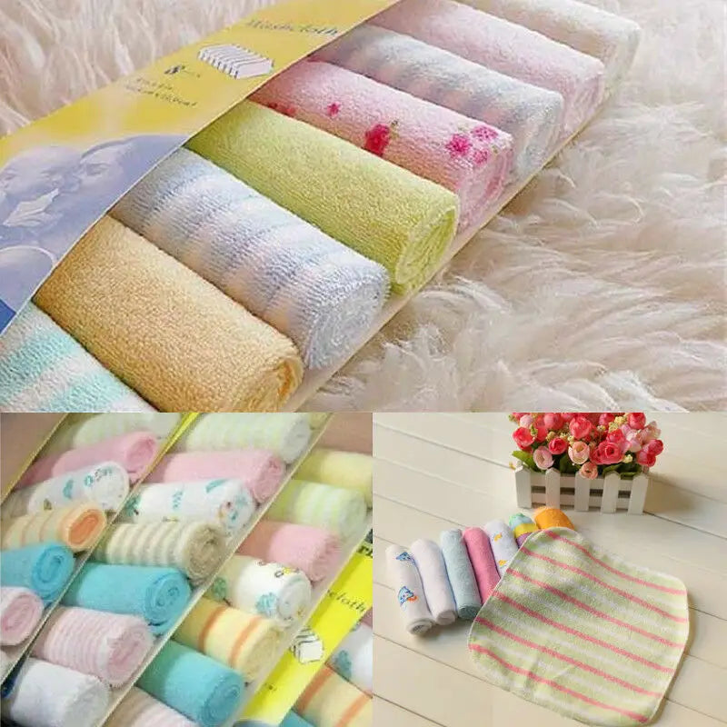 8PCS toalhinhas de rosto para seu bebe.criancas, absorventes.ideal para levar consigo para qualquer lado  e escolinha tabem.