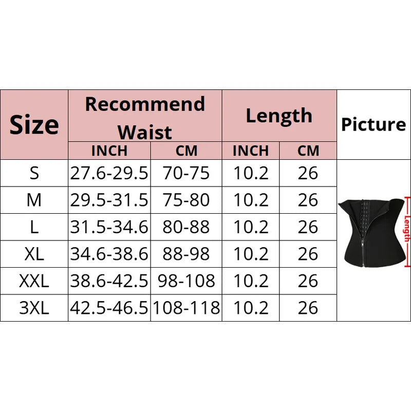 Faixa cinta Control Waist Slimming Belt Weight Loss Waist Trainer Body Shaper Corset Belly Sheath Tummy Trimmer Cincher Sports