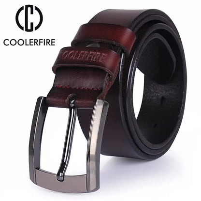 high quality genuine cowskin. leather belt luxury designer belts men.