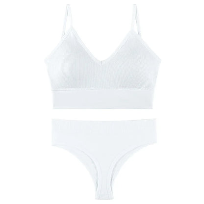 Underwear for women with  gathered in a thin style without steel rings, large size sports suspender vest, French tr