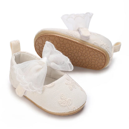 Baby Shoes Girl Rubber Sole Anti-slip Toddler First Walkers Infant Crib Shoes  Girl Moccasins