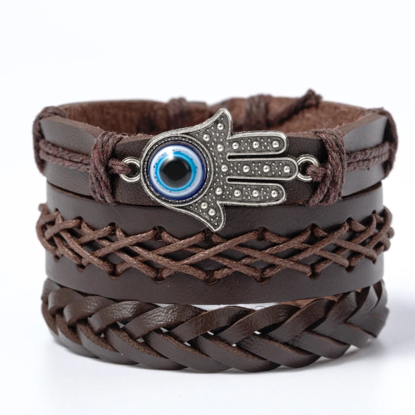 Pulseiras para homem e jovens elaboradas com materiais de alta qualidade conjunto de 4 pulseiras.. 