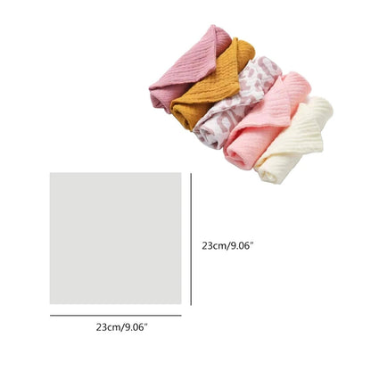 5 Pcs toalhinhas,paninho,fraldinha para seu bebe.