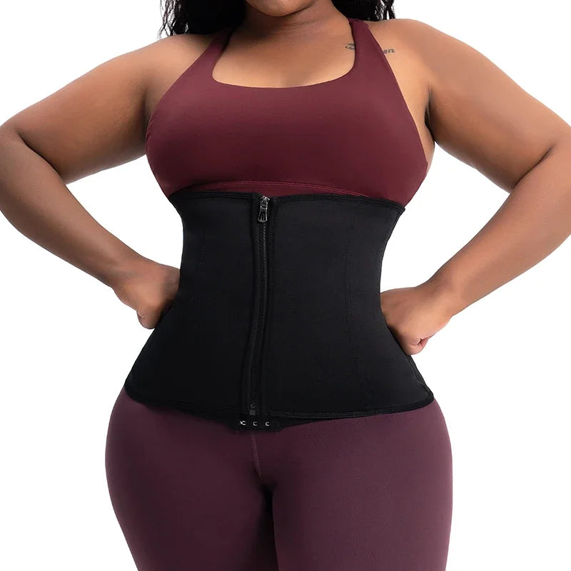 Faixa cinta Control Waist Slimming Belt Weight Loss Waist Trainer Body Shaper Corset Belly Sheath Tummy Trimmer Cincher Sports