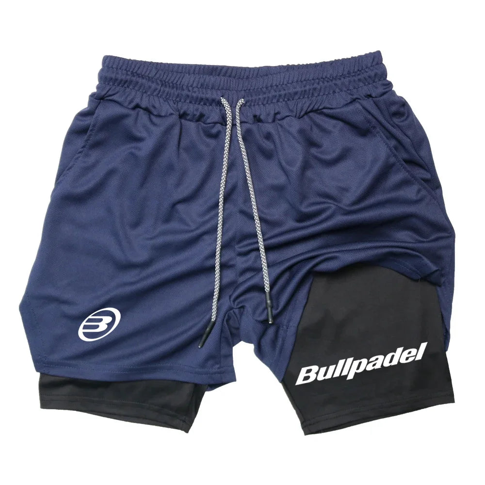 New Men's Sport Shorts Summer Male Breathable Shorts Quick-Drying, Outdoor Running Sportwear comprotecao em lycra