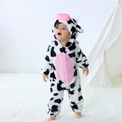 Bebê Kigurumi Stitch Unicórnio Coelho Desenho Animado Macacão Pijamas Infantis Animais Macacão Meninas Meninos Cosplay Pijama Traje Para O Natal