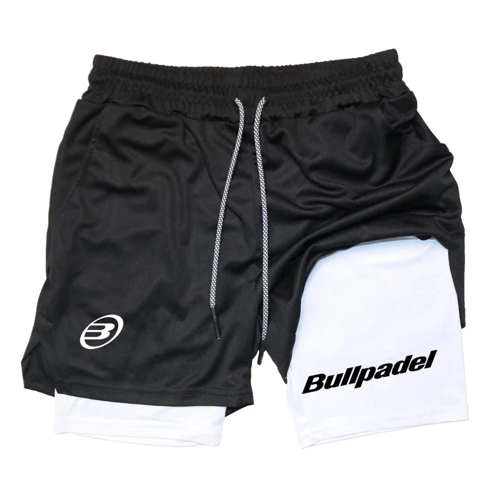 New Men's Sport Shorts Summer Male Breathable Shorts Quick-Drying, Outdoor Running Sportwear comprotecao em lycra