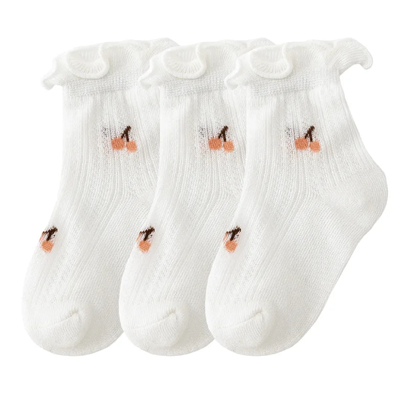 3Pair/ meias Newborn Baby oSocks Summer Thin Casual Kids' Baby de  0 meses a 12 meses                    Seu bebê merece o melhor.  A escolha perfeita para o dia a dia.  Ideal para momentos especiais..  Seu bebê merece.