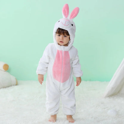 Bebê Kigurumi Stitch Unicórnio Coelho Desenho Animado Macacão Pijamas Infantis Animais Macacão Meninas Meninos Cosplay Pijama Traje Para O Natal