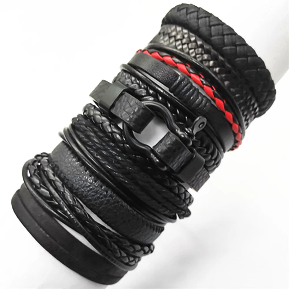psk de 10 pulseiras  feitas a mão e elaborada com material de excelente categoria com couro verdadeiro.