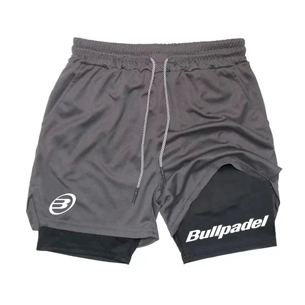New Men's Sport Shorts Summer Male Breathable Shorts Quick-Drying, Outdoor Running Sportwear comprotecao em lycra